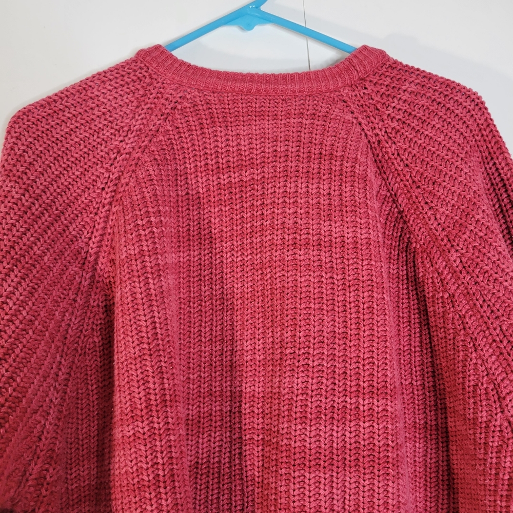 Mens LL Bean 100% Cotton USA Made Chunky knit sweater  Sz XL USA made - Picture 9 of 10